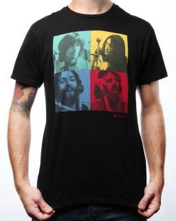 Ben Sherman Beatles Let It Be T Shirt Black Size XL