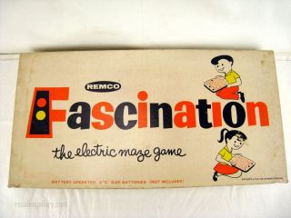 Vintage Remco Fascination Electronic Maze Game Classic Endless Games 