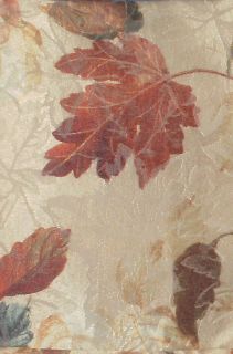 New Damask Autumn Leaves Fall Fabric Tablecloth 60x120