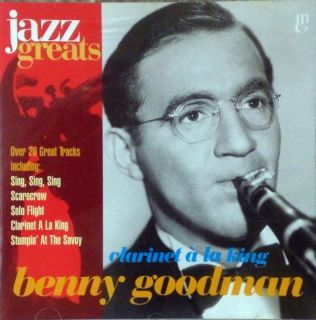 Benny Goodman CD Jazz Greats Clarinet A La King 21 Tracks Like New 