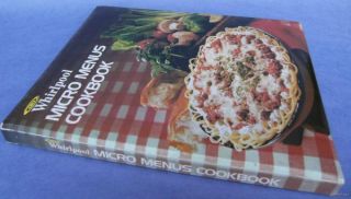 better homes gardens whirlpool microwave menus cookbook 1976 hard 
