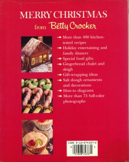 Betty Crockers Christmas Cookbook Cookies Confections Salt Dough 