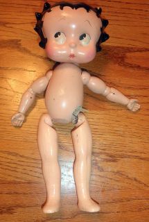 Vintage 12 1 2 Betty Boop Wood Composition Doll