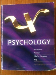 Psychology(Custom) by Bernstein (2012, Paperback) ISBN 9781133065982