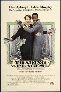 Trading Places 1983 Original U s One Sheet Movie Poster