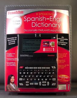 Franklin BES 2100D Desktop Speaking Merriam Webster Spanish English 