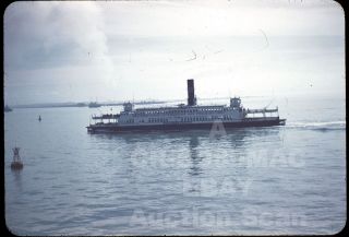 Orig Kodachrome Slide Southern Pacific Ferry Berkeley in 1940s