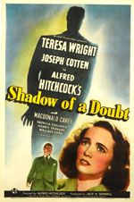 Hitchcocks Shadow of A Doubt Orig Movie Poster RARE