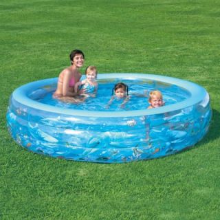 Deluxe Crystal Bestway Inflatable Pool Beautiful Dolphin Design BNIB 
