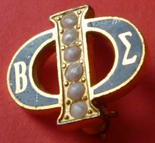 Vintage Fraternity Pin Beta Sigma PHI