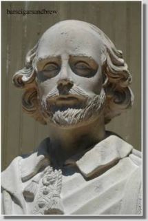 Wm Shakespeare Bust Statue Marble Stone Old Sty Large Life Size 