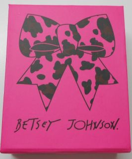 Betsey Johnson Iconic Purple Crystal Heart Matching Necklace 
