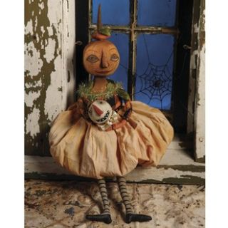NEW Bethany Lowe Kim Kohler Prim Folk Art Queen Halloween Doll