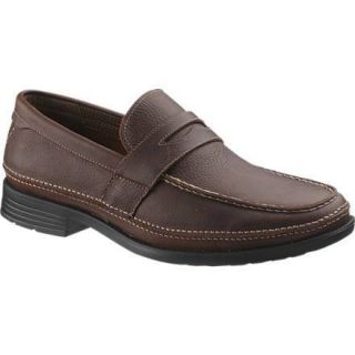 Hush Puppies Mens Expel Shoe Red Brown Leather H101595