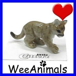   Critterz Renegade Cougar Cub Miniature Figurine Wee Animal LC 136