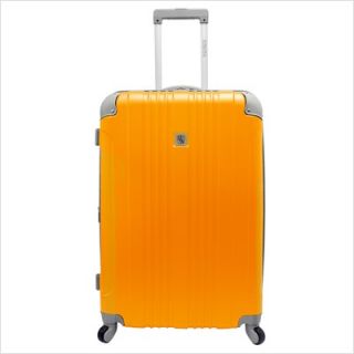 Beverly Hills Country Club Malibu 28 Hard Side Spinner Luggage Orange 