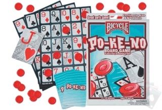 Po Ke No Pokeno Game 12 Boards w Chips Cards Bingo