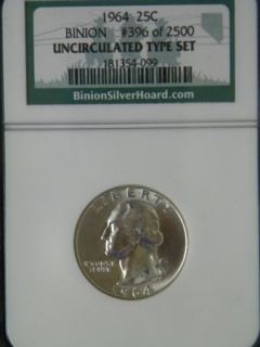 Binion Silver Collection 4 Coins NGC Graded Certified Inc Peace $ C211 