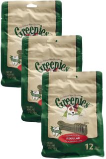 greenies 3 pack regular 36 bones the all new greenies is new and 