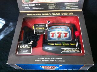 WIRELESS, BIG BONUS SLOTS VIDEO GAME SYSTEM FEATURES 5 DIFFERENT SLOT 
