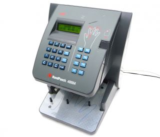 ADP Handpunch 4000A Ethernet Biometric Recognition Hand Punch Time 