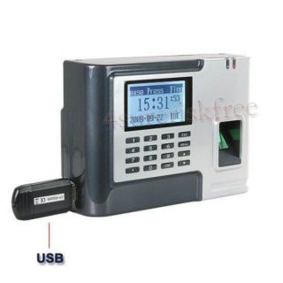 Biometric Fingerprint Pin Attendance Time Clock US SHIP