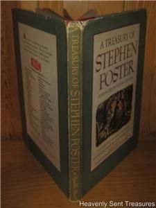 Treasury of Stephen Foster First Printing HC Book 1946 Random House 