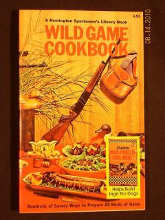 Wild Game Cookbook by L w Bill Johnson The Hunter