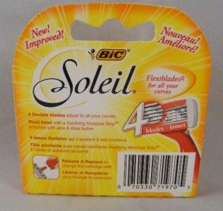 16 BIC Soleil Razor Blade Cartridges Refill Flexiblades
