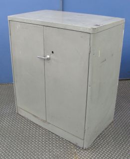 Heavy Duty Bi Fold 2 Door Storage Cabinet 36 x 21 x 42