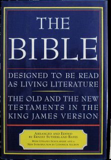 BIBLE Designed Arranged and Edited to read like literature KJV