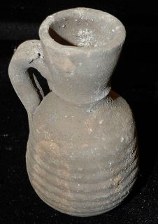Biblical Ancient Antique Holy Land Greek Roman Jug Terracotta Pottery 