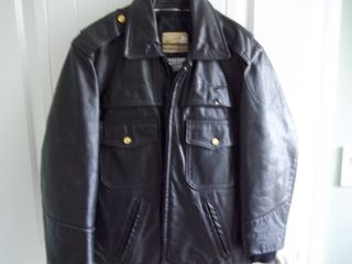 Taylors Leatherwear Police Leather Jacket 40 Short