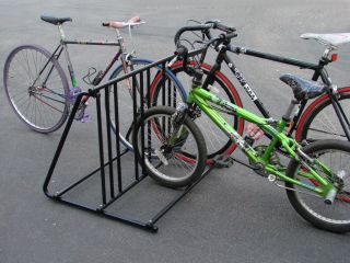 Bicycle Parking Storage Rack 1 6 Bikes Steel Park Floor Wall Mount 