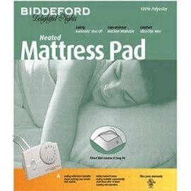 Biddeford Electric Heated Mattress Pad 100 Polyester Twin
