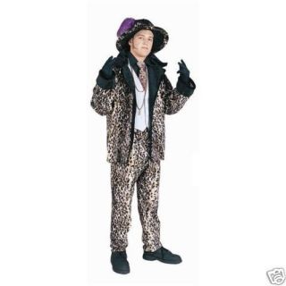 Big Daddy Pimp Coat Suit Deluxe Halloween Adult Costume 3 Colors 