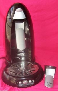   One MES1 Pod Coffee Maker Iced Tea Spout Black Works Brews Fast