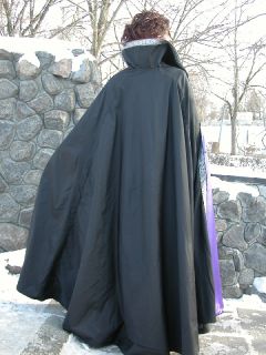 Medieval Reversable Cloak Costume Cape SCA LARP Ren Fan