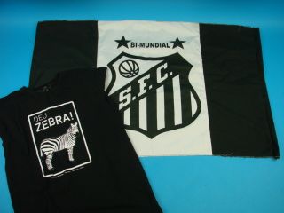 Bi Mundial SFC Soccer Flag Black Deu Zebra T Shirt M
