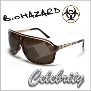 Biohazard Sunglasses Shades Mens Celebrity Tortoise
