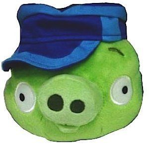Angry Birds Plush 6 Inch Pig with mailing Hat