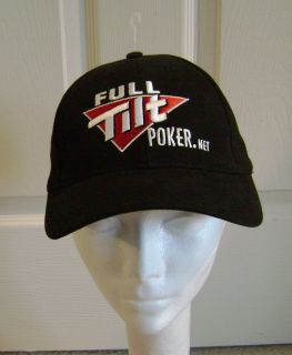 Authentic Full Tilt Poker Stitched Adjustable Hat Cap