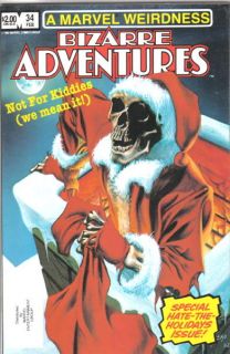 Bizarre Adventures Comic Book 34 Marvel 1983 VFN
