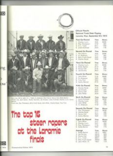 1974 Rodeo Sports News Championship Edition Annual Ben Johnson 