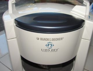 black decker jw200 automatic jar opener lids off new in box white grey 