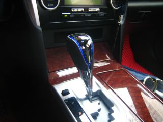   Aurion Camry 2012 LED Gear Shift Knob Automatic Black Chrome