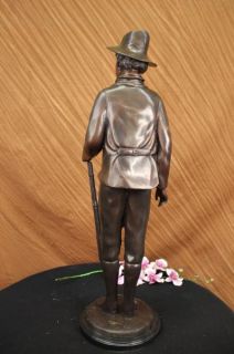 Legends of Old West Billy The Kid Bronze Sculpture Art Deco Figurine 