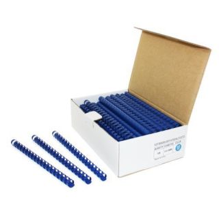 Royal Blue Plastic Binding Combs 100pk