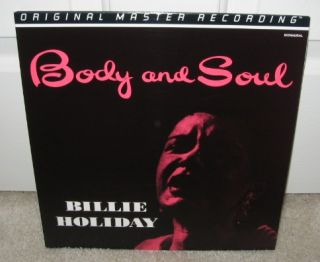 artist billie holiday title body and soul label mobile fidelity sound 