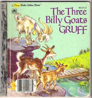 The Three Billy Goats Gruff A First Little Golden Book